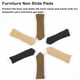 thumbnail image 4 of Billuyoard Paquete de 32 almohadillas antideslizantes para muebles-pisos y pies de muebles con almohadillas de fieltro marrón 3*11cm Type3 NO3, 4 of 6