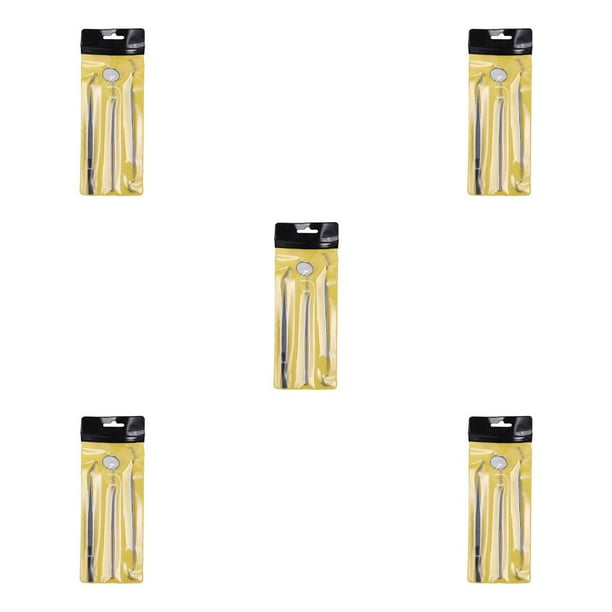 Seitruly Juego de Herramientas de espejo de acero inoxidable de 3/4/5 uds. Type2 NO2 Seitruly CBP259216