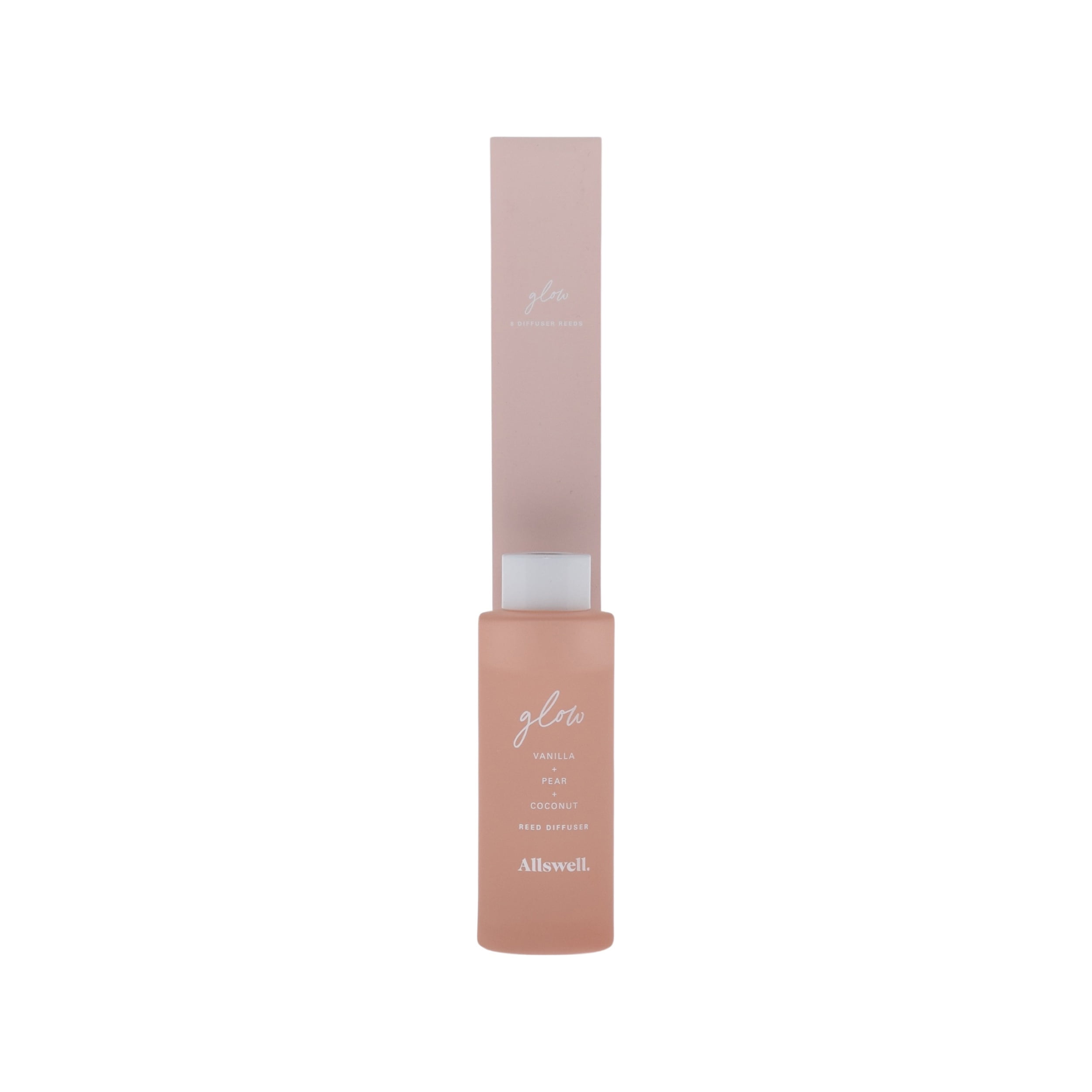Glow (Vanilla + Pear + Coconut) Pink Allswell Reed Diffuser 90 ml