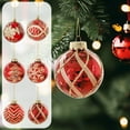 thumbnail image 2 of PEIBang Christmas Red and Gold Hanging Balls,3.15 Inch Glitter Hanging Ornaments for Xmas Tree,Wedding,Home,Party Decorations, 2 of 6