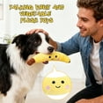 thumbnail image 3 of Cute Fruit & Vegetable Plush Squeaky Toy For Pet, Soft Sound Toy With Adorable Cartoon Shape,Pet Toys for Self Play,Gifts for Pets and Pet Lovers(Orange), 3 of 5