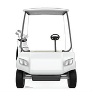 Cardboard People Golf Cart Stand-in Life Size Cardboard Cutout Standup