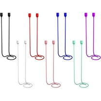 7pcs Magnetic Anti-Lost Straps, Sport Earbud Lanyard Strap Soft Silicone Anti-Lost Cord Wireless Earbuds Lanyard Neck Rope Compatible with Airpods Pro/3/2/1