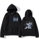 thumbnail image 1 of Sudadera con capucha de dibujos animados de Disney Stitch para mujer, ropa de calle de Manga, Harajuku, Anime, divertido, invierno, años 90, 1 of 1