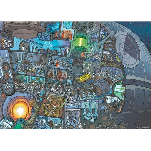 Puzzle Ravensburger Star Wars ¿Dónde está Wookiee? 1000 piezas