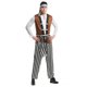 thumbnail image 5 of Hombres Casual manga larga cuello redondo Halloween Cosplay traje estampado a rayas conjunto Pompotops  oipoqjl36307, 5 of 9