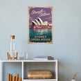 thumbnail image 4 of Retro Sydney Opera House Motivational Poster Inspirational Vintage Travel Wall Art for Meditation Area Therapy Room Office Print Poster, 4 of 8