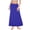 Blue, variant on Womens Maxi Skirt Elastic High Waisted Bag Hip Skirt Half Body Skirt Dress Summer Solid Color Comfy Trendy Lady Loose Fit Vacation Skirt Light Blue S