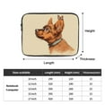 thumbnail image 2 of Dog Butterfly Sketch Laptop Sleeve Bag Compatible With MacBook Air / Pro iPad MateBook Tablet Surface HP Lenovo Dell ASUS Acer Laptop Computer Protective Size: 13 inch, 2 of 5