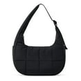 thumbnail image 1 of Fiudx Bolso Bandolera Pequeño de Nailon para Mujer En Liquidación: Correa Ajustable, Diseño Acolchado a Cuadros, Cierre de Cremallera, Organizador Multibolsillos, Bolso Ligero para Teléfono, Cartera, 1 of 2