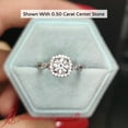 thumbnail image 2 of Cushion Halo Split Shank Lab Diamond Ring, 2 of 5