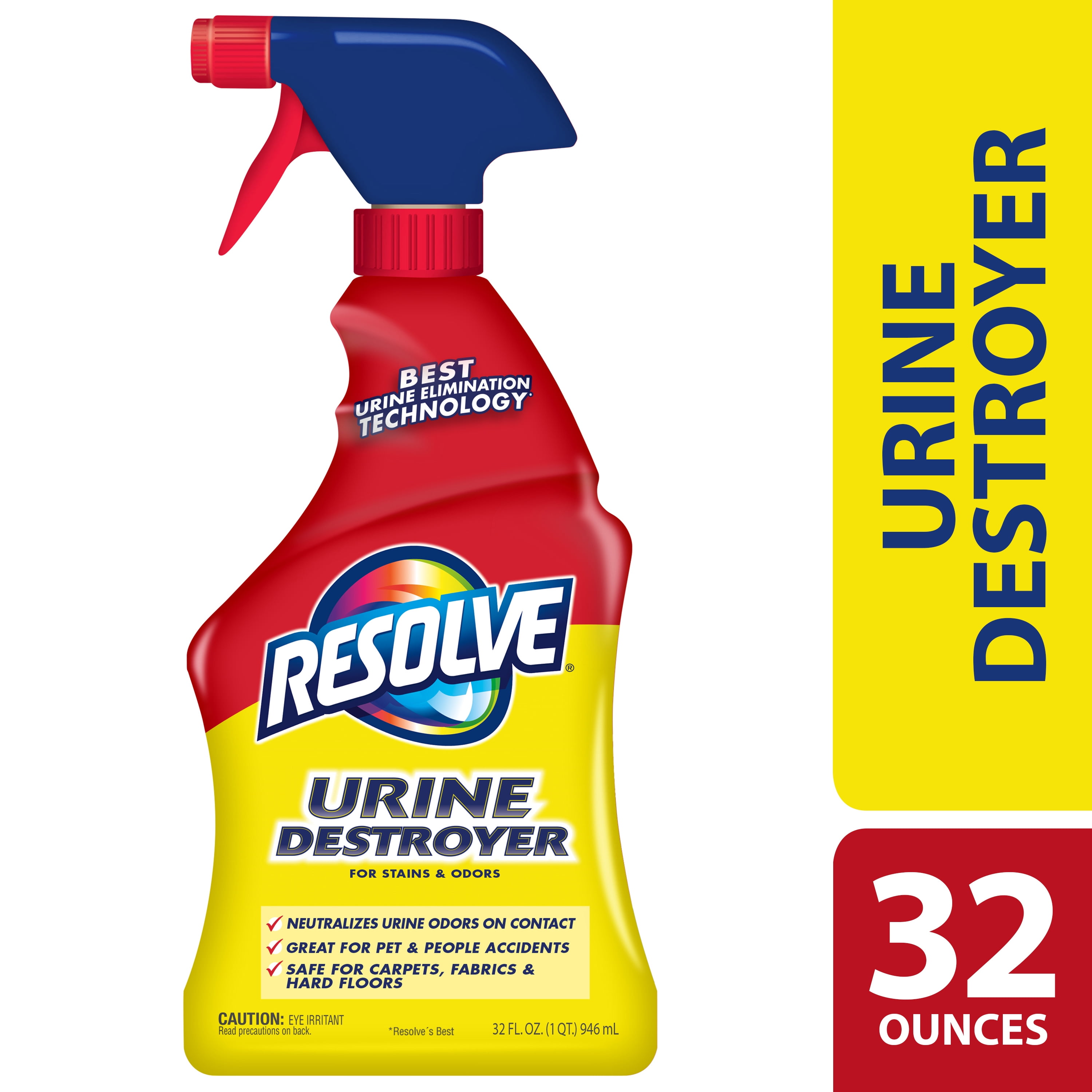 Resolve Urine Destroyer Pet Stain & Odor Remover Spray, 32oz