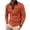 Orange, variant on GrmtClth Men's Long Sleeve Polo Shirt Half Zip Color Block Collared Casual Business Golf Tee With Pocket Dark Gray 2XL