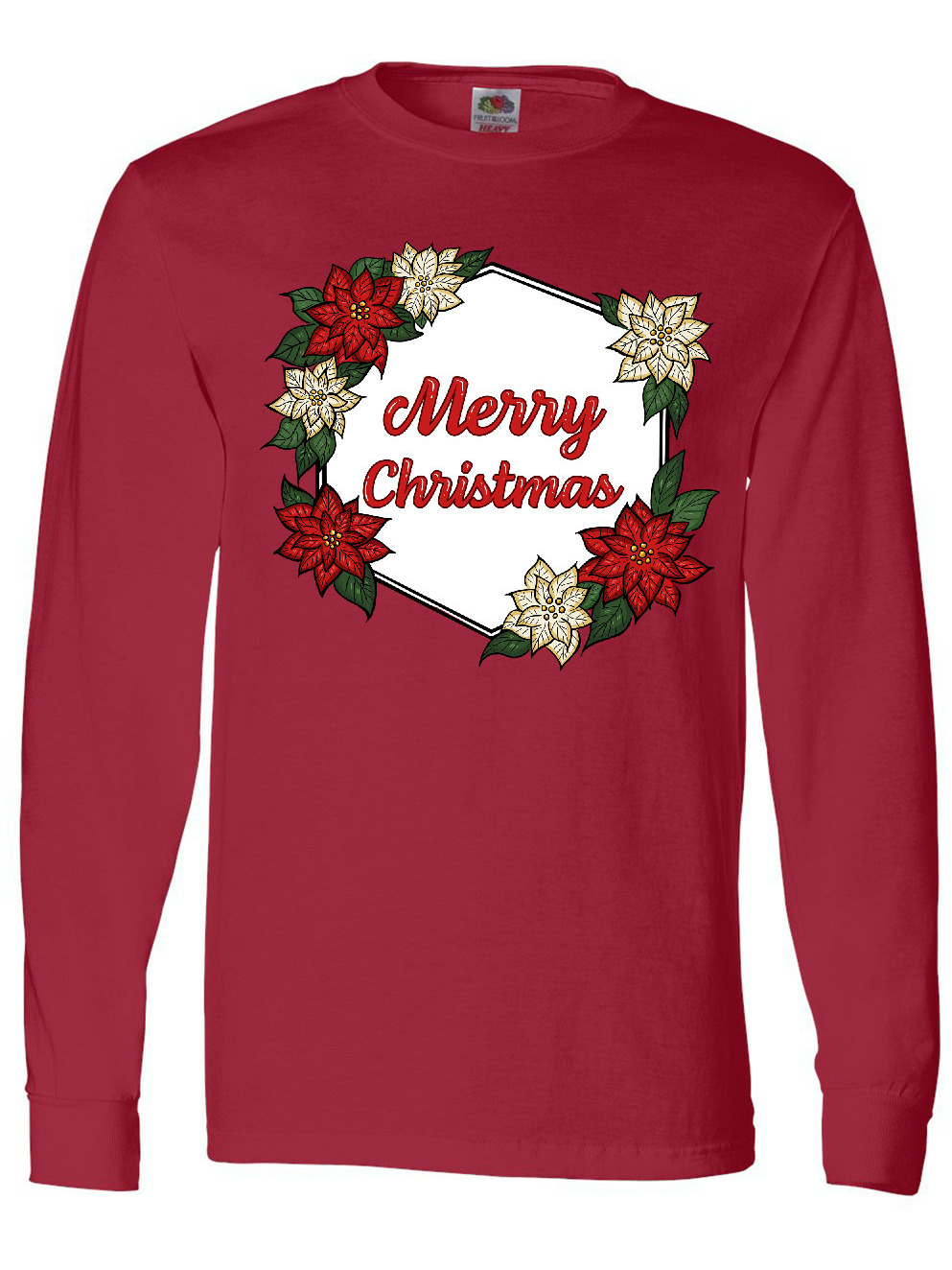 Inktastic Merry Christmas Poinsettia 