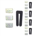 thumbnail image 2 of Kit de Equilibrio Aspas Ventilador Techo 20 Piezas, Que Incluye 5 Piezas Clips Resistente y 15 Peso 3G Autoadhesivo Metal, 2 of 9