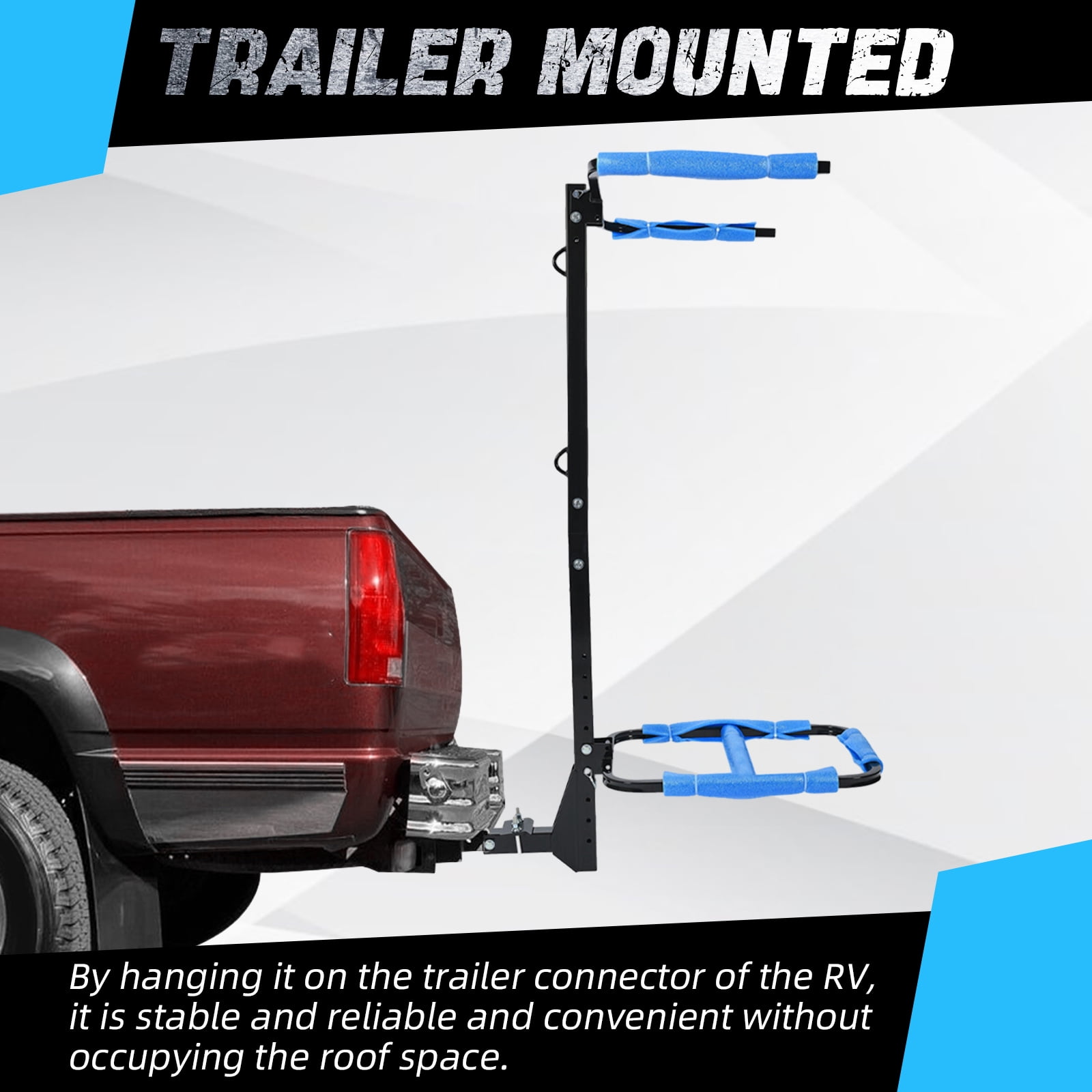 Hitch mounted kayak carrier for rv hotsell