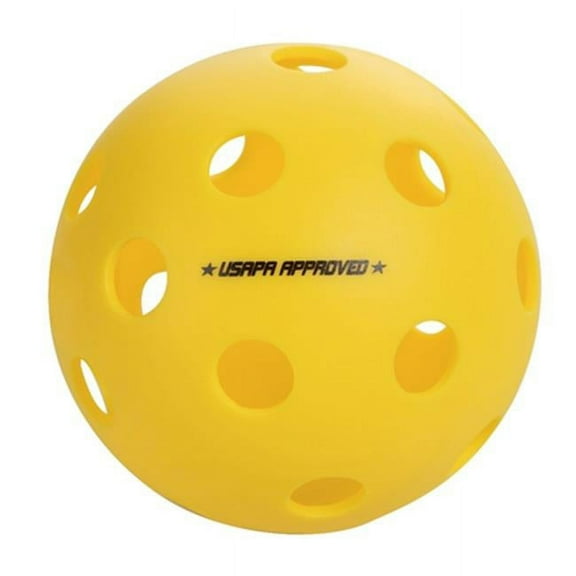Escalade Onix Fuse Indoor Pickleballs, Yellow (pack of 6)