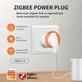 thumbnail image 2 of Enchufe inteligente Yuxing Tuya Zigbee 3.0 16 A con toma de corriente de la UE y medidor 3680 W, 2 of 5