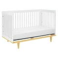 thumbnail image 5 of Davinci Marley Modern Pine Wood 3-In-1 Convertible Crib in White/Natural, 5 of 11