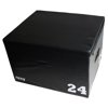 Troy Barbell T-PLYO-24 24 in. Padded Plyo Box, Black