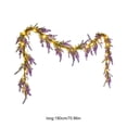 thumbnail image 3 of Dyegold Room Decor Artificial Flower Vine with LED Fairy Lights Hanging Floral Garland String Light for Bedroom Balcony Wedding Decor 70.86 in, 3 of 7