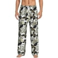 thumbnail image 2 of Goofa Abstract Watercolor Printed Soft Pajama Pants for Men, Wide Leg Comfy Casual Lounge Yoga Pants-XX-Large, 2 of 9