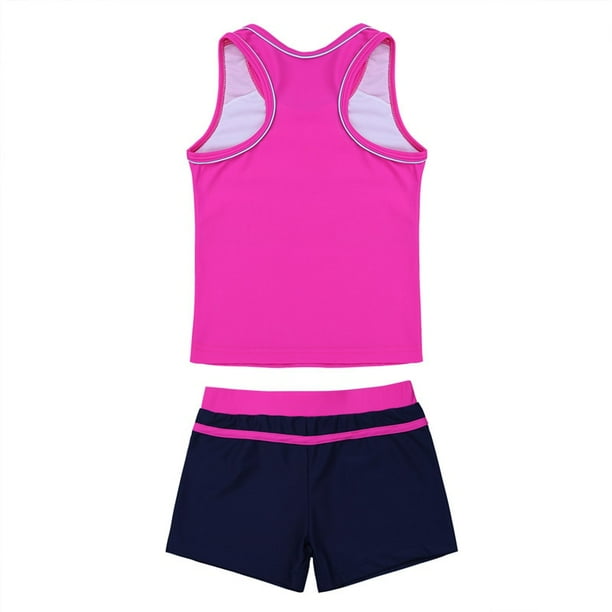 AAMILIFE Maillot de Bain Fille Maillot de Bain D bardeur avec