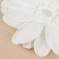 thumbnail image 6 of Efavormart 4 Pack 12" White Real Feel Foam Dahlia Flowers For Walls Backdrops Centerpieces Arrangements Party Home Decoration, 6 of 11