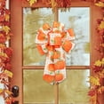 thumbnail image 5 of Thanksgiving Bow Tie Door Hanging Decor - 13.78x8.27in Polyester Bowknot for Holiday Celebration - Festive Home Decor for Thanksgiving Party, Wall & Front Door Decoration, 5 of 6