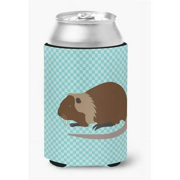 Carolines Treasures BB8053CC Coypu Nutria River Rat Blue Check Can or Bottle Hugger