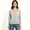 (Solid)Gray, variant on Women's V-Neck Button Down Long Sleeve Knit Cardigan, Lightweight Soft Layering Front Sweaters,Size S-2XL