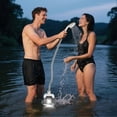 thumbnail image 4 of Portable Shower for Camping 2000mAh Rechargeable Outdoor Showerhead Camp Shower Pump for Pet Cleaning Beach Washing, 4 of 5