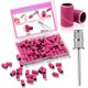 thumbnail image 1 of Haozher 80 brocas para uñas, bandas de lijado para brocas de uñas Nail Tech Professional 180 bandas de lijado para lima de uñas de grano fino con broca de mandril de 3,1 mm para uñas acrílicas, elimin, 1 of 5