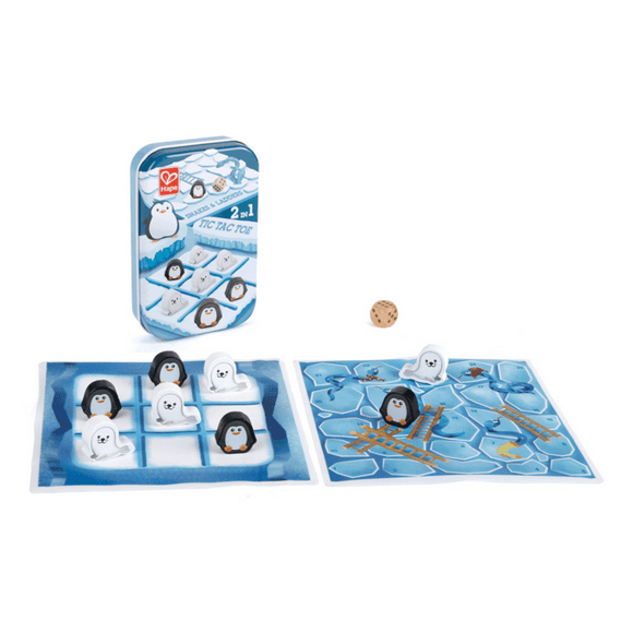 Tic Tac Toe & Snakes and Ladders 2 in 1- Classic Pocket Games