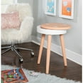 thumbnail image 4 of Sherbert Kid's Side Table with Storage, White and Blue, 4 of 8