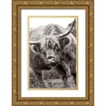 thumbnail image 1 of Parker, Jacky 13x18 Gold Ornate Wood Framed with Double Matting Museum Art Print Titled - The Bull, 1 of 4