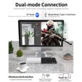 thumbnail image 4 of Ajazz Ajazz K680T Dual-Mode Mechanical Keyboard - Compact 68 Keys, White Backlight, Blue/Red Switch Options, USB/BT 3.0, Type-C, 1000mAh Battery, 4 of 6