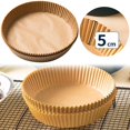 thumbnail image 5 of Cateissary 50 Pieces Parchment Sheet Waterproof Cooking Baking for Oven Herramientas y accesorios para hornear marrón 20 cm 50 piezas, 5 of 5