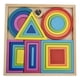 thumbnail image 1 of Juego de rompecabezas apilable de bloques para bebés, bloques de construcción de madera coloridos, juego de juguetes educativos, juguetes apilables de bloques coloridos, 1 of 9