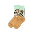 thumbnail image 2 of Van Gogh's Sunflowers Crew Socks from the Sock Panda (Adult Medium - Women's Shoe Sizes 5-10), 2 of 3
