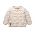 thumbnail image 2 of KAUOD Toddler Girls Lightweight Puffer Jackets Snap Buttons Thick Warm Winter Coats Kids Baby Soft Padded Down Coats, 2 of 9