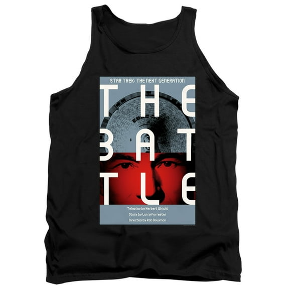 Star Trek Tng Season 1 Episode 9 Adult Tank Top Black