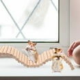 thumbnail image 4 of OUNONA 2pcs Wood Hamster Ladder Bridge Safe Climbing Toy For Hamsters Chinchilla Ladder Toy Wood Rat Ladder Hamster Ladder Toys, 4 of 8