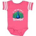 thumbnail image 3 of Inktastic Peacock Girls Baby Bodysuit, 3 of 5