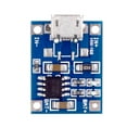 thumbnail image 1 of Circuito integrado Placa de carga de batería Módulo de carga de batería micro USB para baterías de litio, 1 of 9