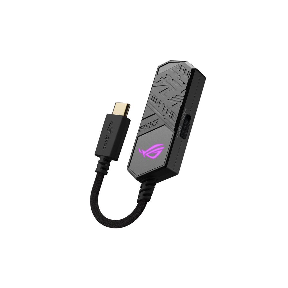 Asus ROG CLAVIS USBC to 3.5 mm gaming DAC with AI NoiseCanceling Mic