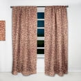 thumbnail image 2 of Designart 'Leopard Fur Safari Pattern I' Mid-Century Modern Curtain Panel, 2 of 5