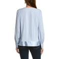 thumbnail image 2 of Brooks Brothers womens  Silk-Blend Blouse, 12, Grey, 2 of 3