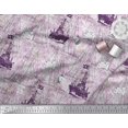 thumbnail image 2 of Soimoi polyester Crepe Fabric Fish & Ship Ocean Decor Fabric Printed Yard 42 Inch Wide, 2 of 3