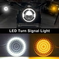 thumbnail image 1 of 1157 LED Turn Signal Light Inserts Lamp Fit for Softail Touring Dyna Sportster Amber, 1 of 10
